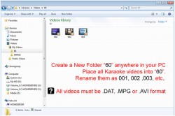Folder 60 with Video files
