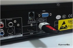 Plug USB Drive at the back of KTV player